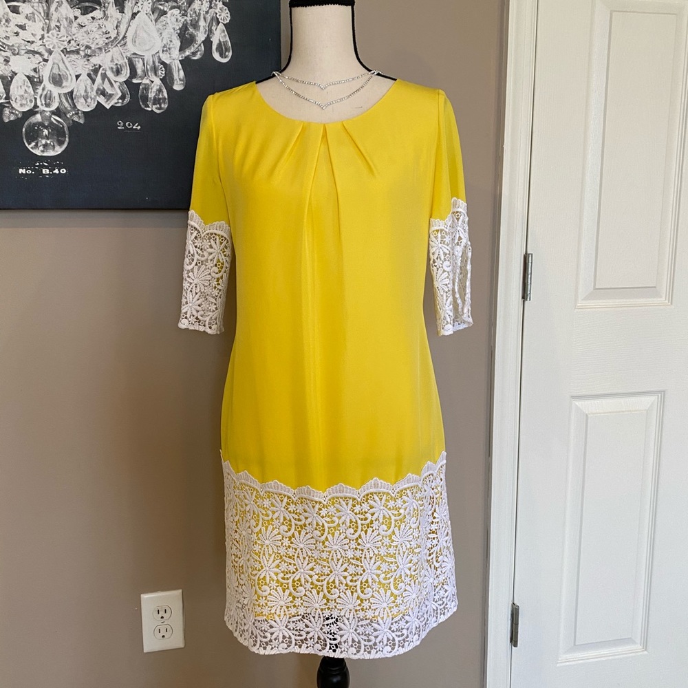 Yellow elegant event dress